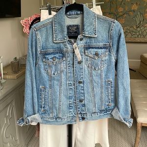 New with tags, Abercrombie and Fitch jean jacket